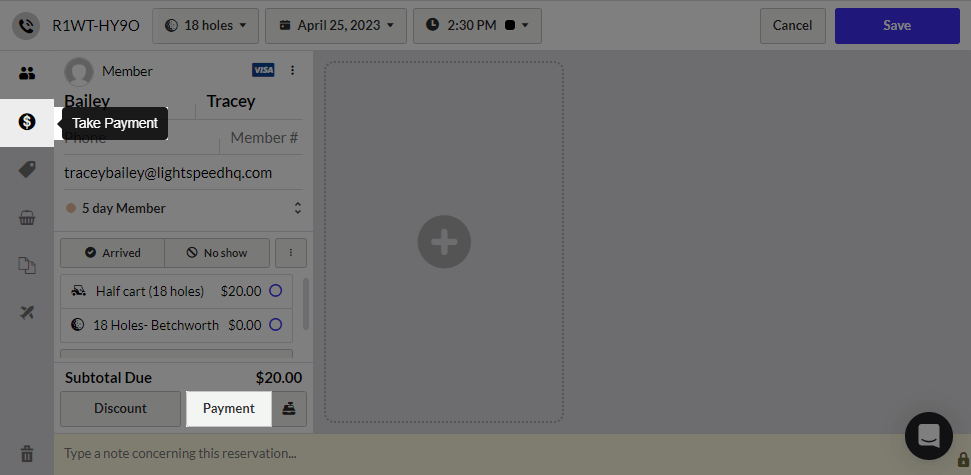Making payment for single customer